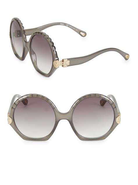 chloe eyeglasses price|oversized 56mm round sunglasses chloe.